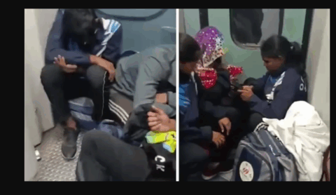 18 Odisha Wrestlers Sit Near Train Toilet