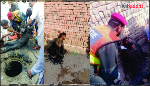 اوچ شریف: کنٹریکٹر کی غفلت،سیوریج صفائی، 3 مزدور بے ہوش