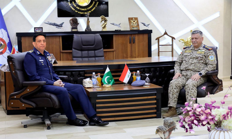 سربراہ پاک فضائیہ کی عراقی ایئر چیف سے ملاقات