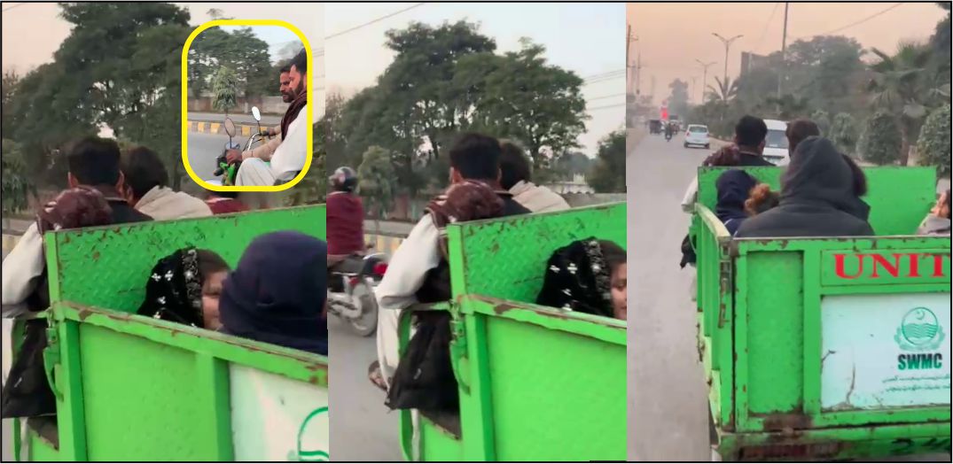 سیالکوٹ میں سرکاری گاڑی کا مبینہ غلط استعمال، سالڈ ویسٹ کا لوڈر رکشہ ذاتی کاموں میں لگ گیا