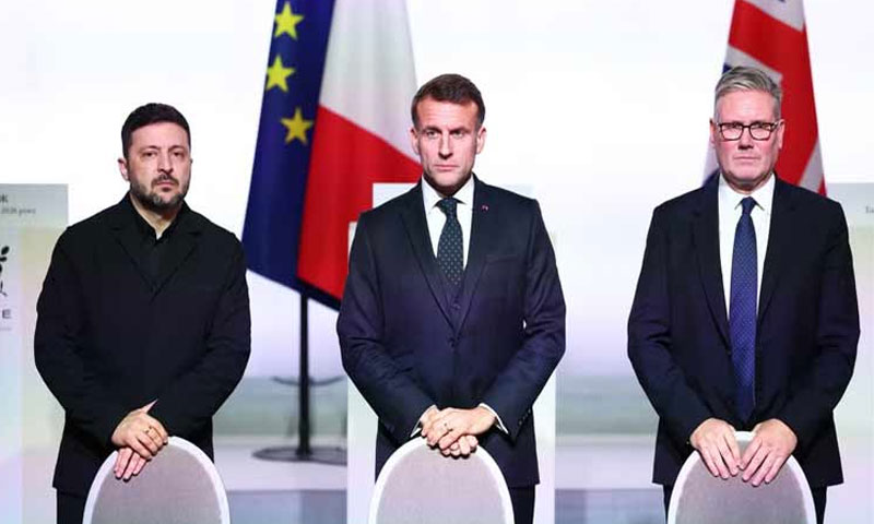 برطانیہ اور فرانس کا یوکرین میں فوج تعینات کرنے کا اعلان