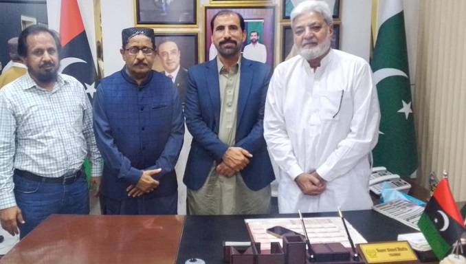 کشمور:حمید کریم اعوان اور چیئرمین نذیر بھٹو کی اہم ملاقات