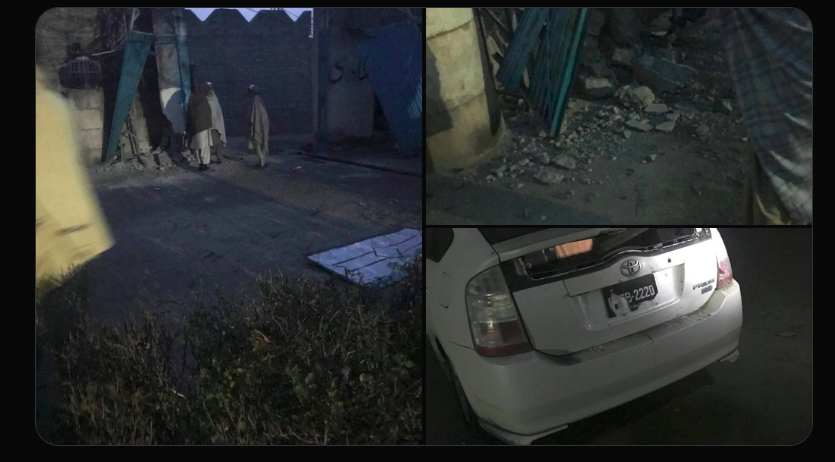 باجوڑ،جماعت اسلامی کے نائب امیر  کے گھر کے باہر دھماکا