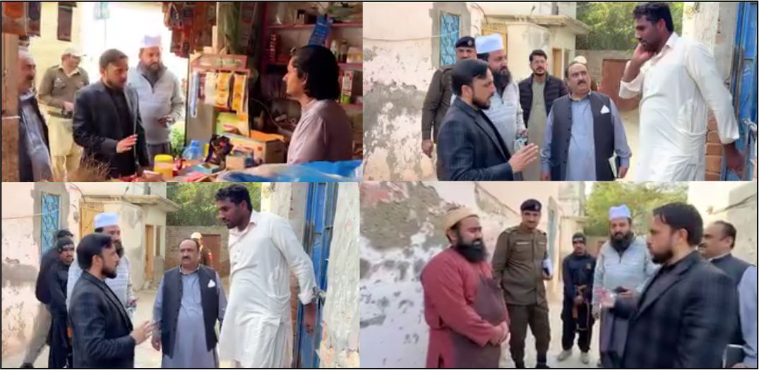 ڈیرہ غازیخان :ڈی سی کا دورہ تحصیل کوٹ چھٹہ میں صفائی انتظامات کا تفصیلی جائزہ