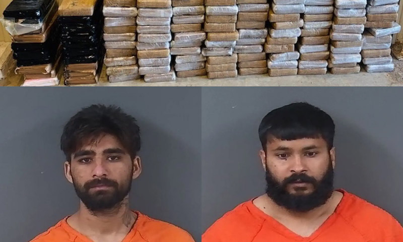 امریکا میں دو بھارتی ڈرائیورزمنشیات اسمگل کرنے پرگرفتار