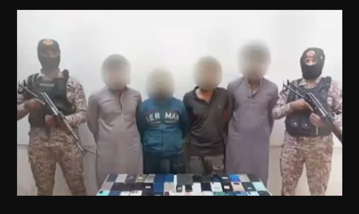 رینجرز کی جوگی موڑ ملیر میں کارروائی، اسٹریٹ کرائم میں ملوث 4 خطرناک ملزمان گرفتار