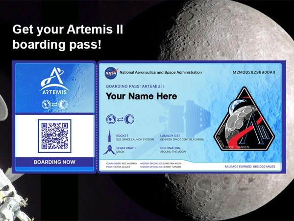 چاند پر نام بھجوانے کے خواہشمند افراد کیلئے ناسا کا پیغام