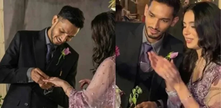 مشہور ریپر طلحہ انجم کی زوئیہ کریم کے ساتھ منگنی، تصاویر وائرل