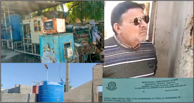 ٹھٹھہ و مکلی میں بند آر او فلٹر پلانٹس پر صوبائی محتسب سندھ کا سخت نوٹس، رپورٹ طلب