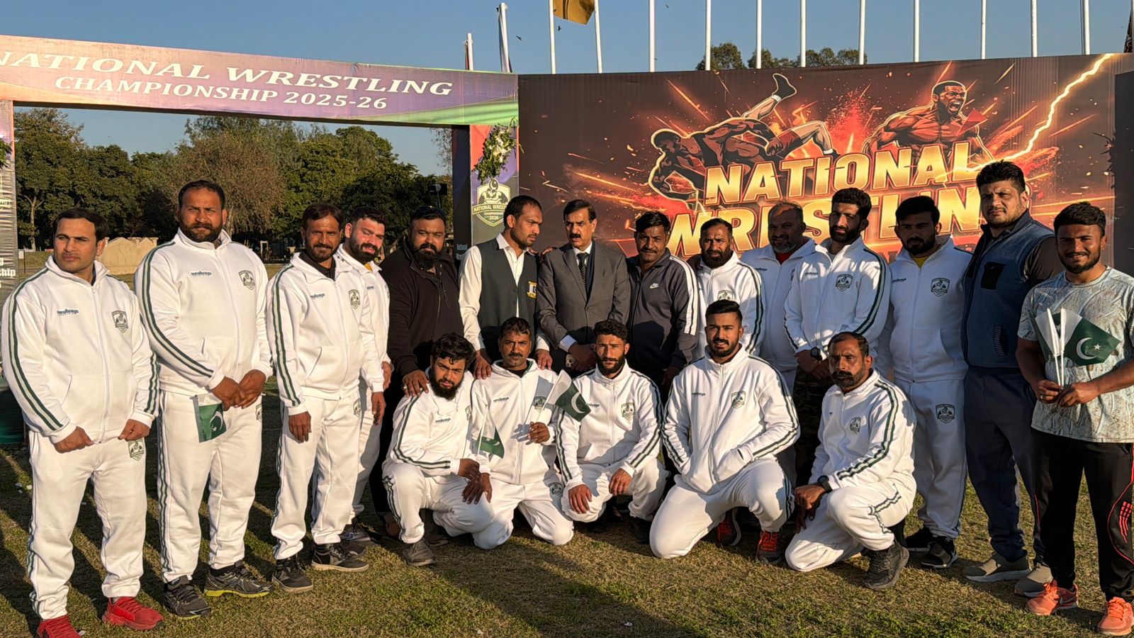 نیشنل چیف آف آرمی سٹاف ریسلنگ چیمین شپ  میں انڈر 17 اور انڈر 19 کے فائنل مقابلے