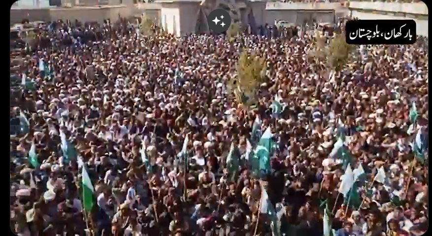 بلوچستان کے ضلع بارکھان میں پاکستان و پاک افواج زندہ باد ریلی  کا انعقاد
