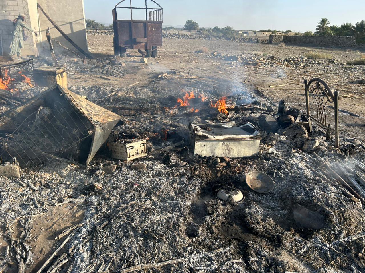 بلیدہ میناز میں گھر پر مارٹر گولے فائر، بلوچ خواتین اور بچے شہید