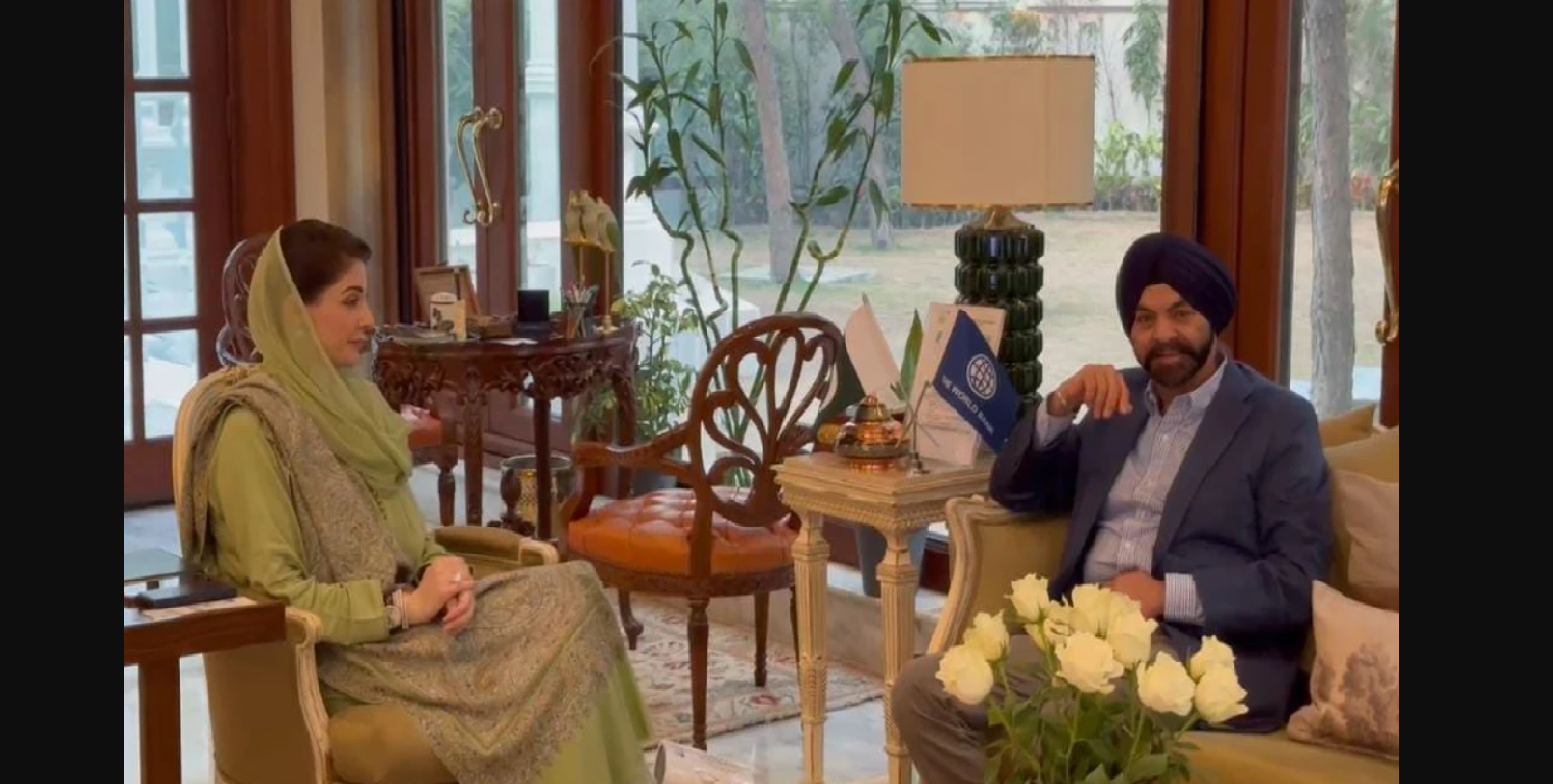 وزیراعلیٰ پنجاب سے عالمی بینک کے صدر اجے بنگا کی ملاقات