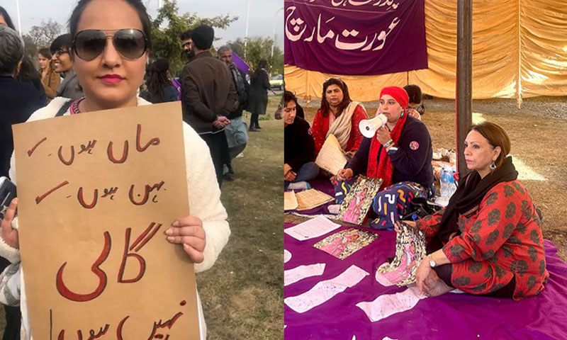 اسلام آباد :عورت مارچ پر پولیس کارروائی، متعدد خواتین،مرد اور منتظمین گرفتار