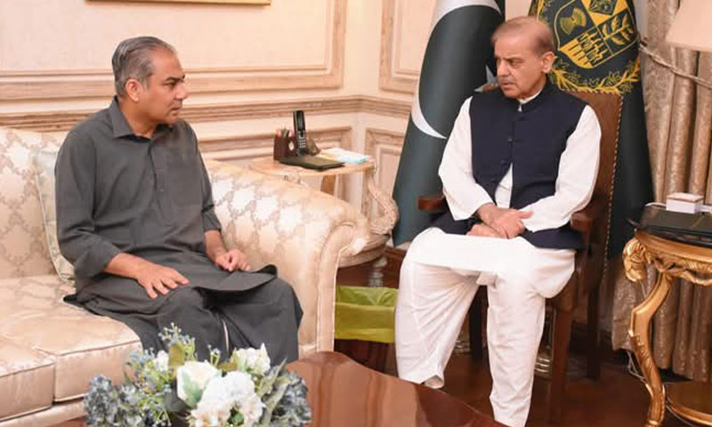 وزیراعظم  سے وفاقی وزیر داخلہ محسن نقوی کی ملاقات