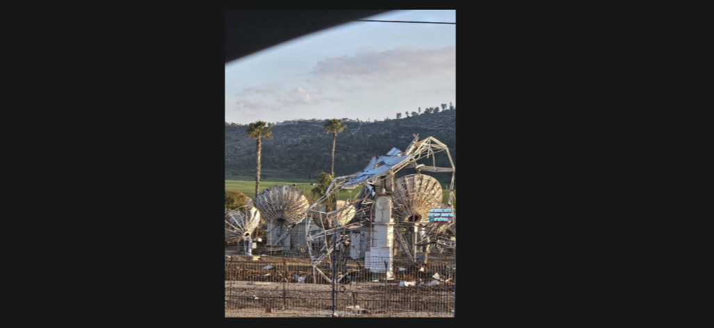 تل ابیب کے قریب اسرائیلی سیٹلائٹ کمیونیکیشن مرکز ایرانی حملے سے تباہ