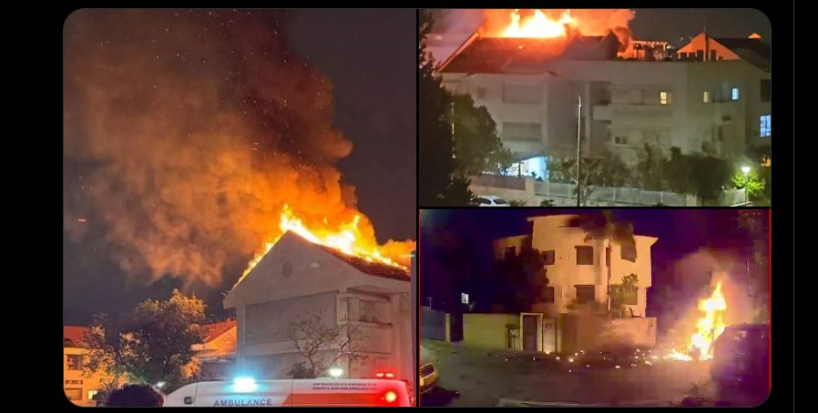 ایران کے کلسٹر بموں نے صیہونی دارالحکومت کو آگ کے گولوں میں بدل دیا