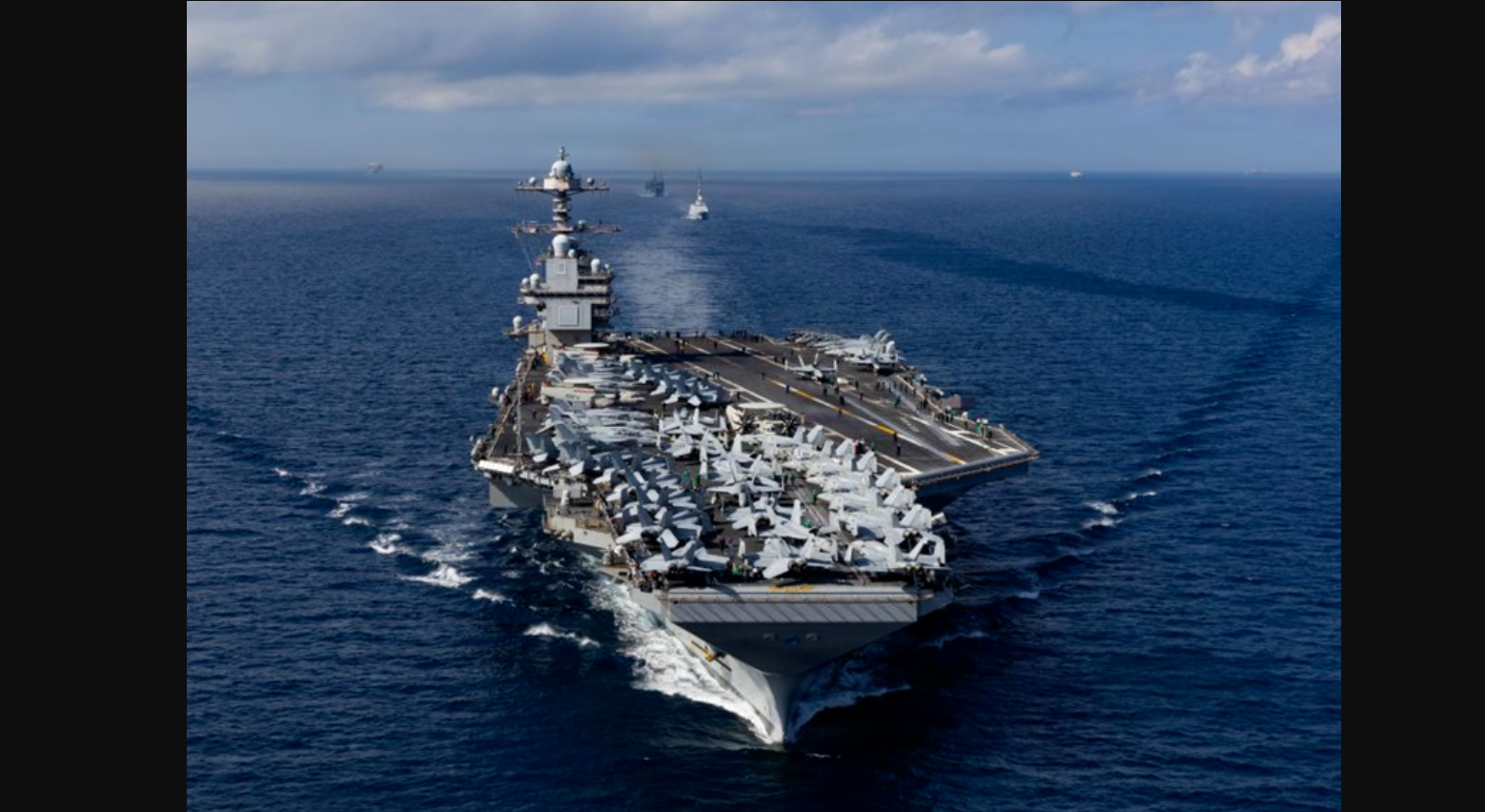 امریکی طیارہ بردار بحری جہاز میں آتشزدگی، 30 گھنٹوں بعد قابوپا لیا گیا