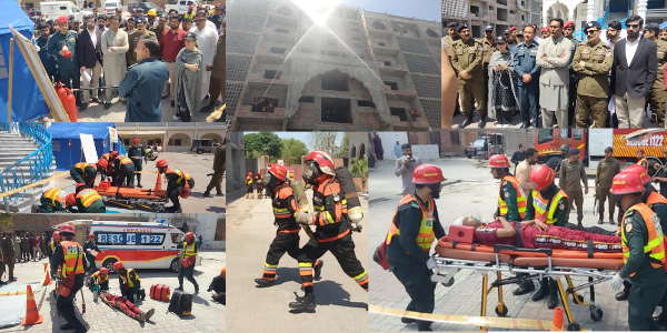 ننکانہ صاحب: بیساکھی میلہ سیکیورٹی کیلئے گوردوارہ جنم استھان میں موک ایکسرسائز، تمام اداروں کی مشترکہ مشق