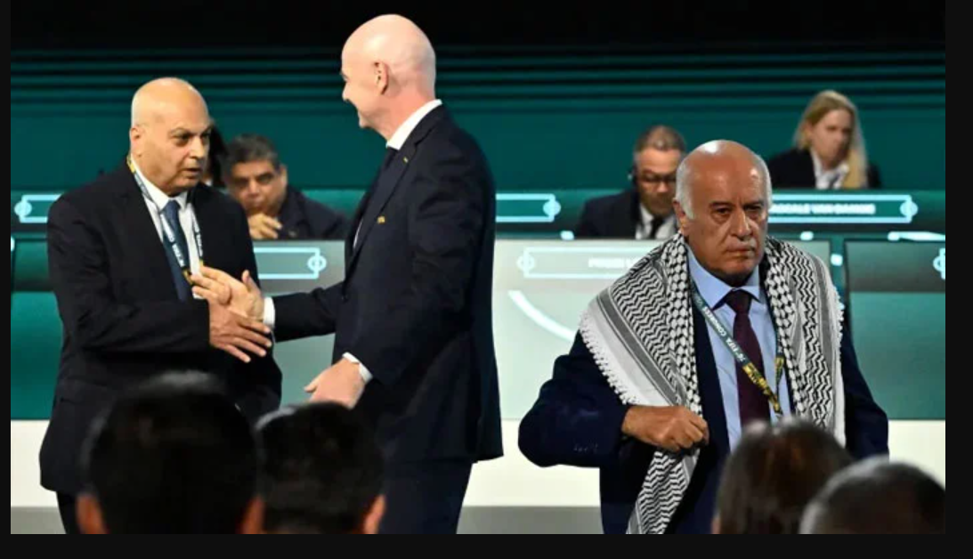 فیفا اجلاس،فلسطینی فٹبال فیڈریشن کے صدر نے اسرائیل کو آئینہ دکھادیا