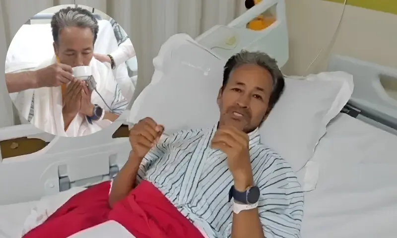 سونم وانگچک کی 26 روزہ بھوک ہڑتال ختم، طلبہ کا احتجاج جاری