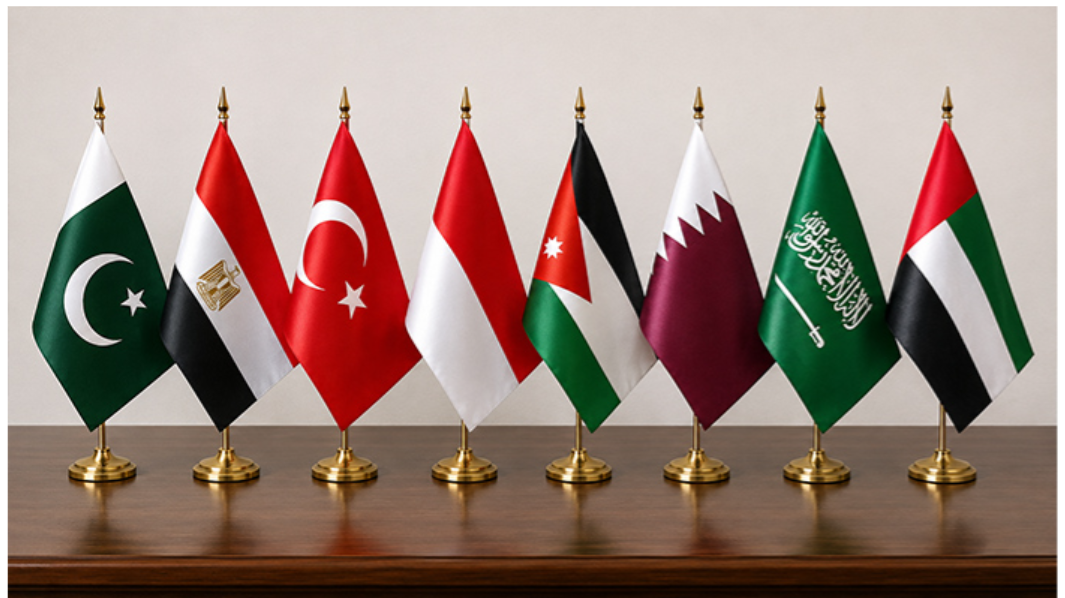 Eight Muslim countries condemn Israeli announcement rejecting Trump's Gaza comprehensive plan
